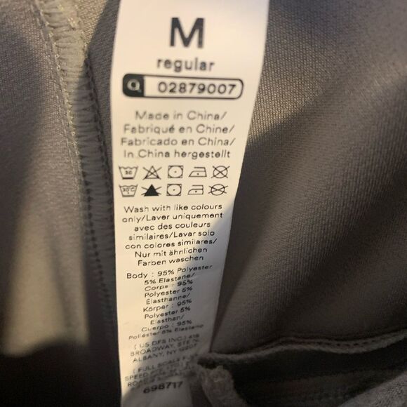 HALARA Size Medium Gray Regular Fit Pants - Picture 4 of 8